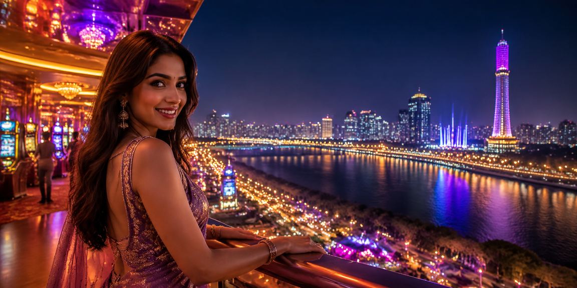 Live dealer dealing cards in Andar Bahar game